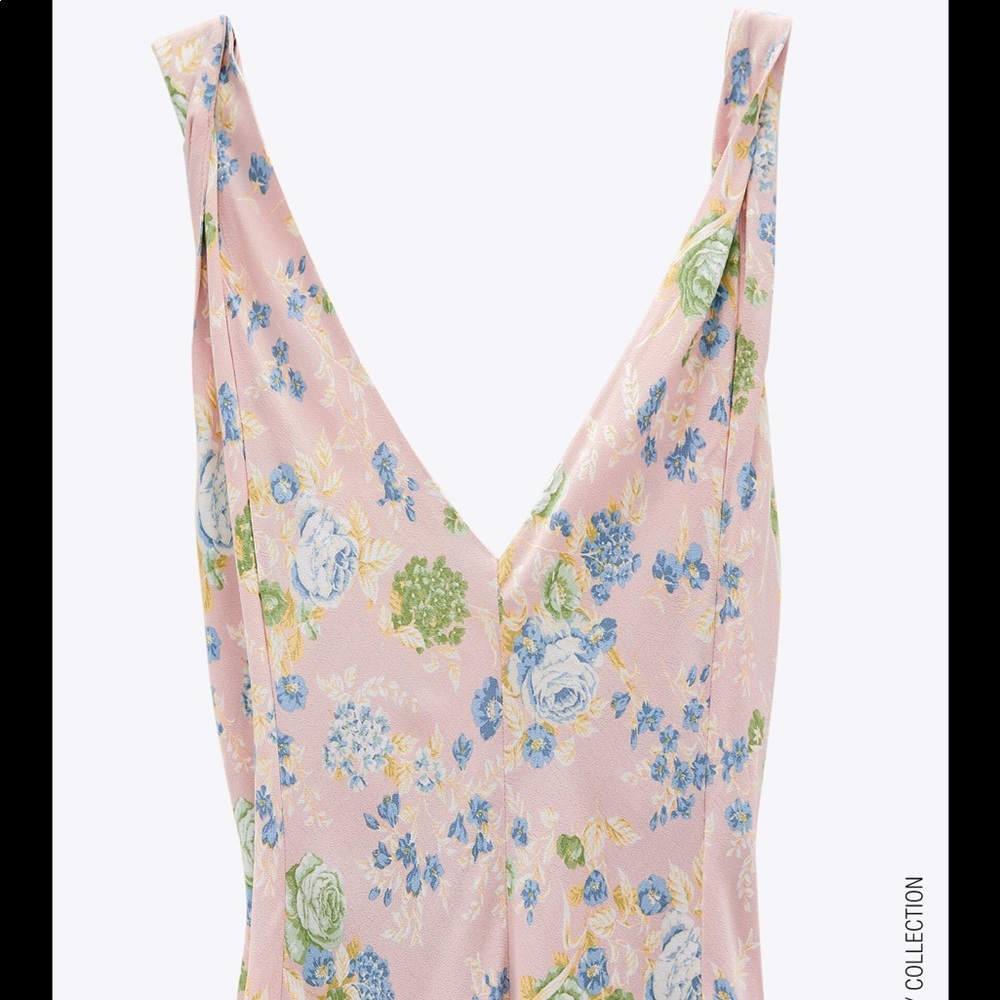 NWT Zara Printed Midi Dress - Picture 11 of 12